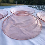 Lot 6 hollow plates Rosaline