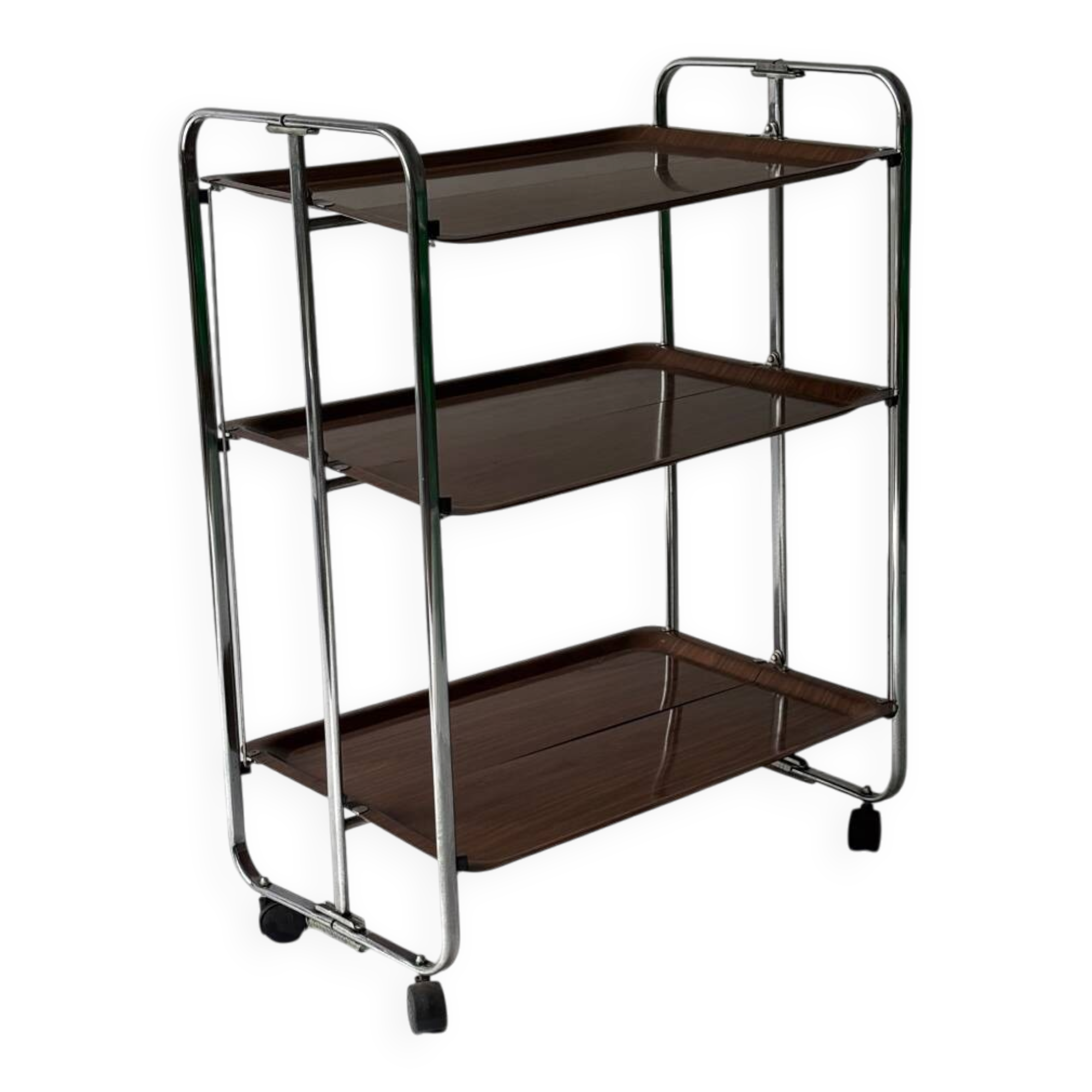 Mid-century folding dessert table, Germany 1970.