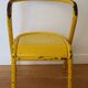 Jacques Hitier children's chair yellow