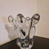 Vanne crystal vase with giraffe head