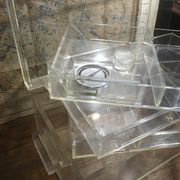 Vintage Plexiglas cigar cellar