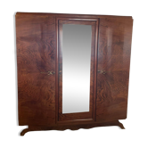 Wardrobe, dressing, retro style, all in cherry wood.