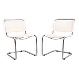 Pair Mart Stam s33 cantilever chairs 1970s