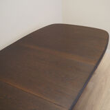 Oak table, Danish design, 1970s, manufacturer: Skovby