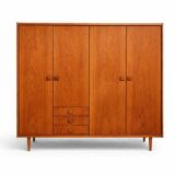 Vintage Scandinavian wardrobe in teak