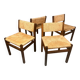 4 Spectrum se-82 dining chairs wengé vintage