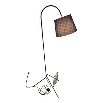 Floor lamp, reading light from the 50s and 60s, restored