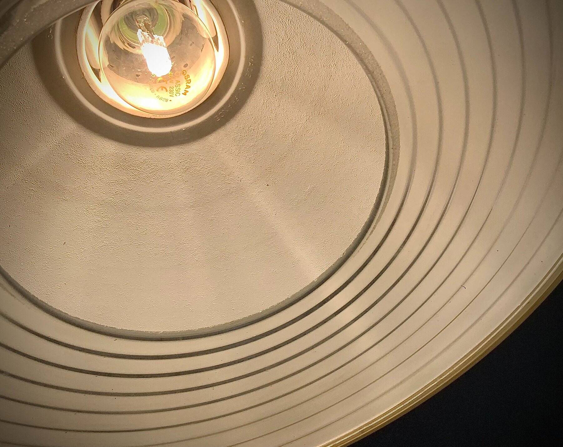 Vintage Modernist Suspension • Holophane • 1950