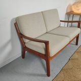 2-seater Senator sofa by Ole Wanscher , Denmark 1960s