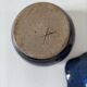 Midnight blue glazed stoneware box – workshop piece, signed
