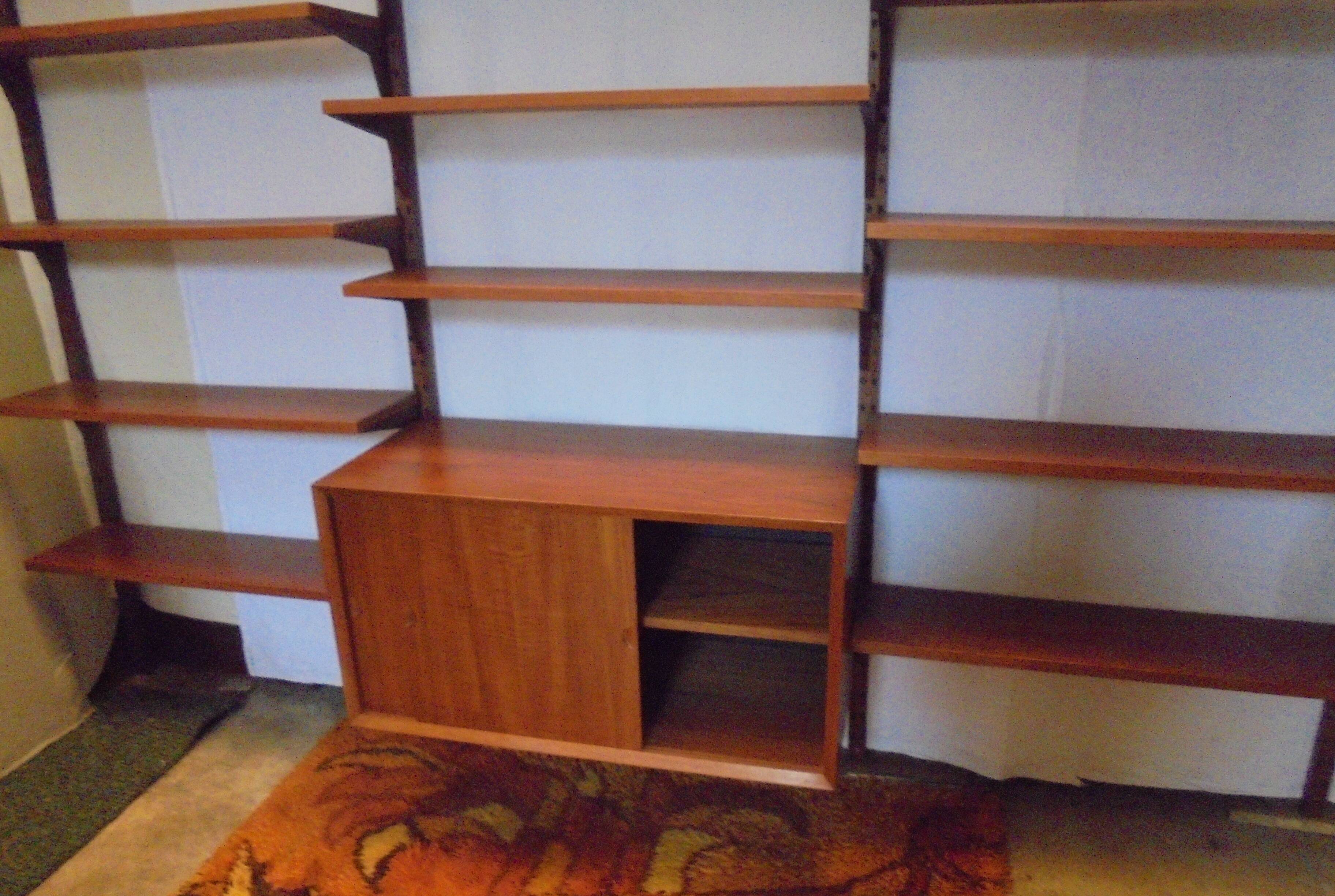 Danish modular library furniture by Poul Cadovius from the 60s