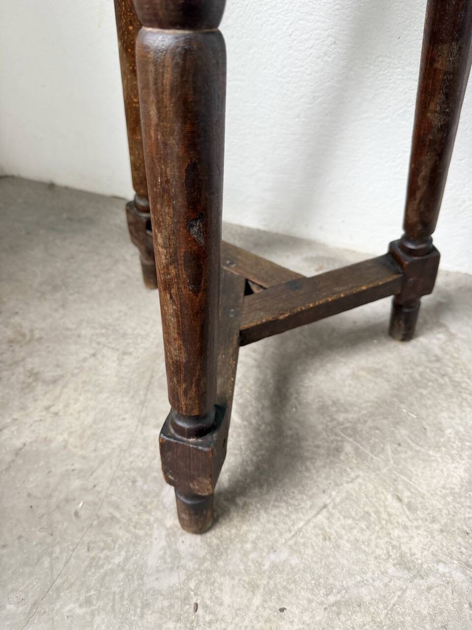 Oak bistro stools 1950