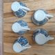 Set of 5 vintage Rivanel mugs