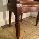 Fauteuil cuir ancien