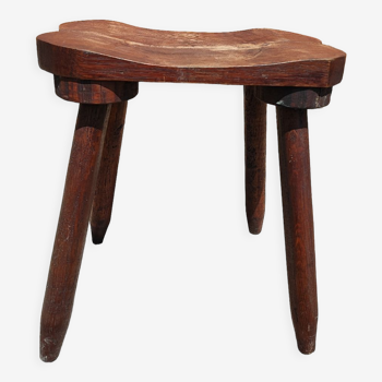 Brutalist rustic stool