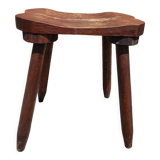 Brutalist rustic stool