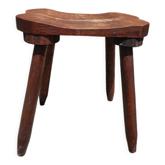 Brutalist rustic stool