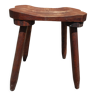 Tabouret rustique brutaliste