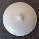 Covered sugar bowl and cream jug Royal Copenhagen 'White Fluted Half Lace'