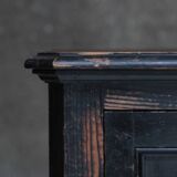 Blackened wood jam maker sideboard 19th Parisian style