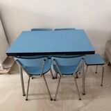 Table, chairs and stool in formica