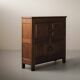 4-door buffet in solid oak, France, around 1960