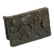Massive, heavy 1970s Brutalist bronze push handle by Alpan Germany