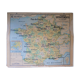 Map of France vintage - school poster n ° 4