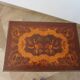 Rare - portfolio game table in marquetry and decorative bronze - Louis XVI style - Early 1900