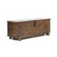 Large 18th Century Rustic Antique Farmhouse Folk Art Blanket Chest
