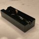 Individual cigar ashtray in black glass