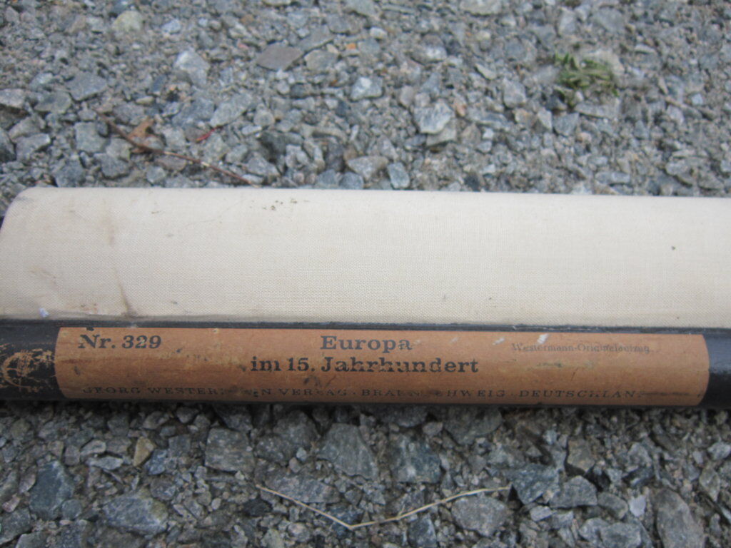 Grande carte scolaire allemande Westermann