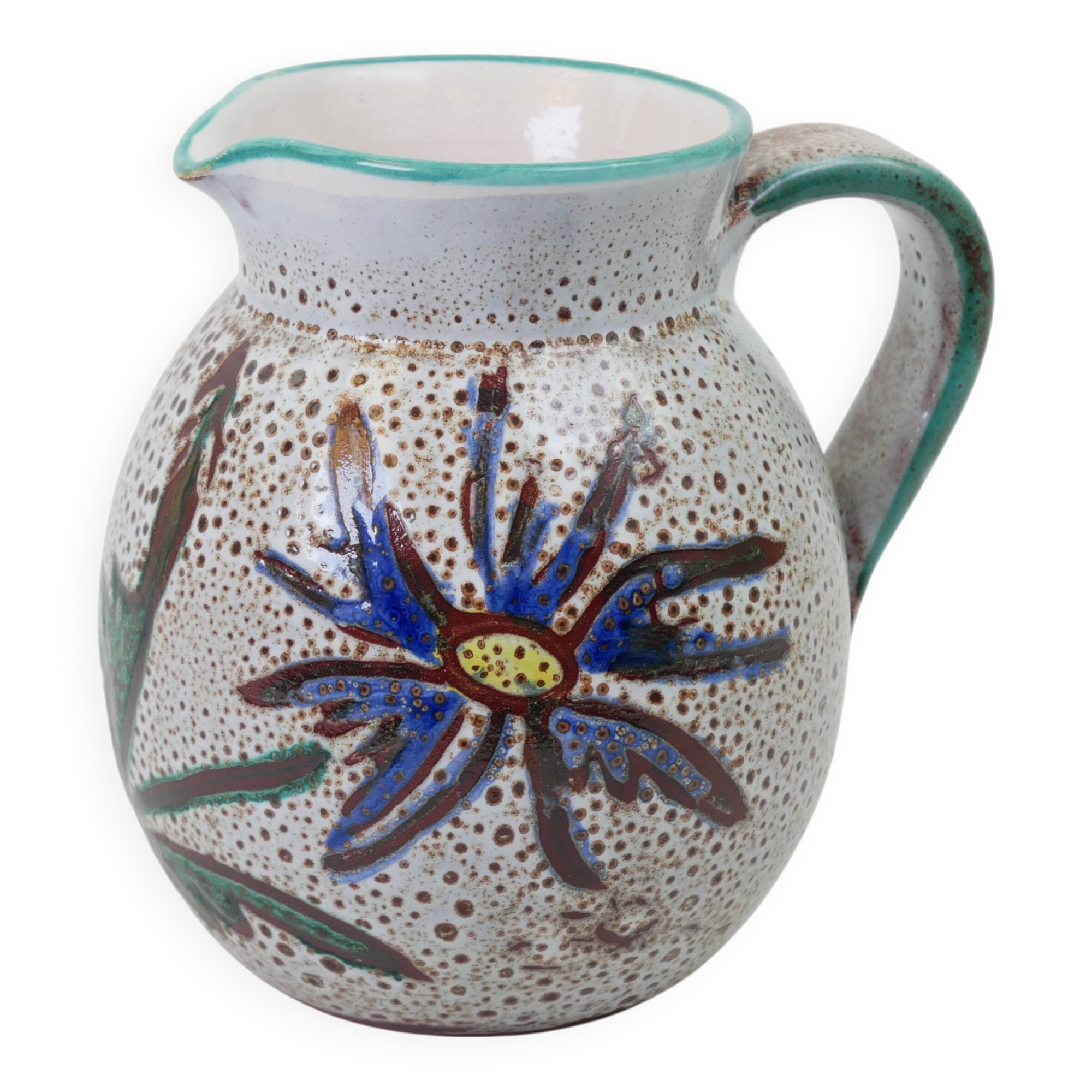 Ceramic jug by Daniel Etienne in Vallauris