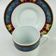 Raynaud Limoges — Six porcelain coffee cups, Pégase model