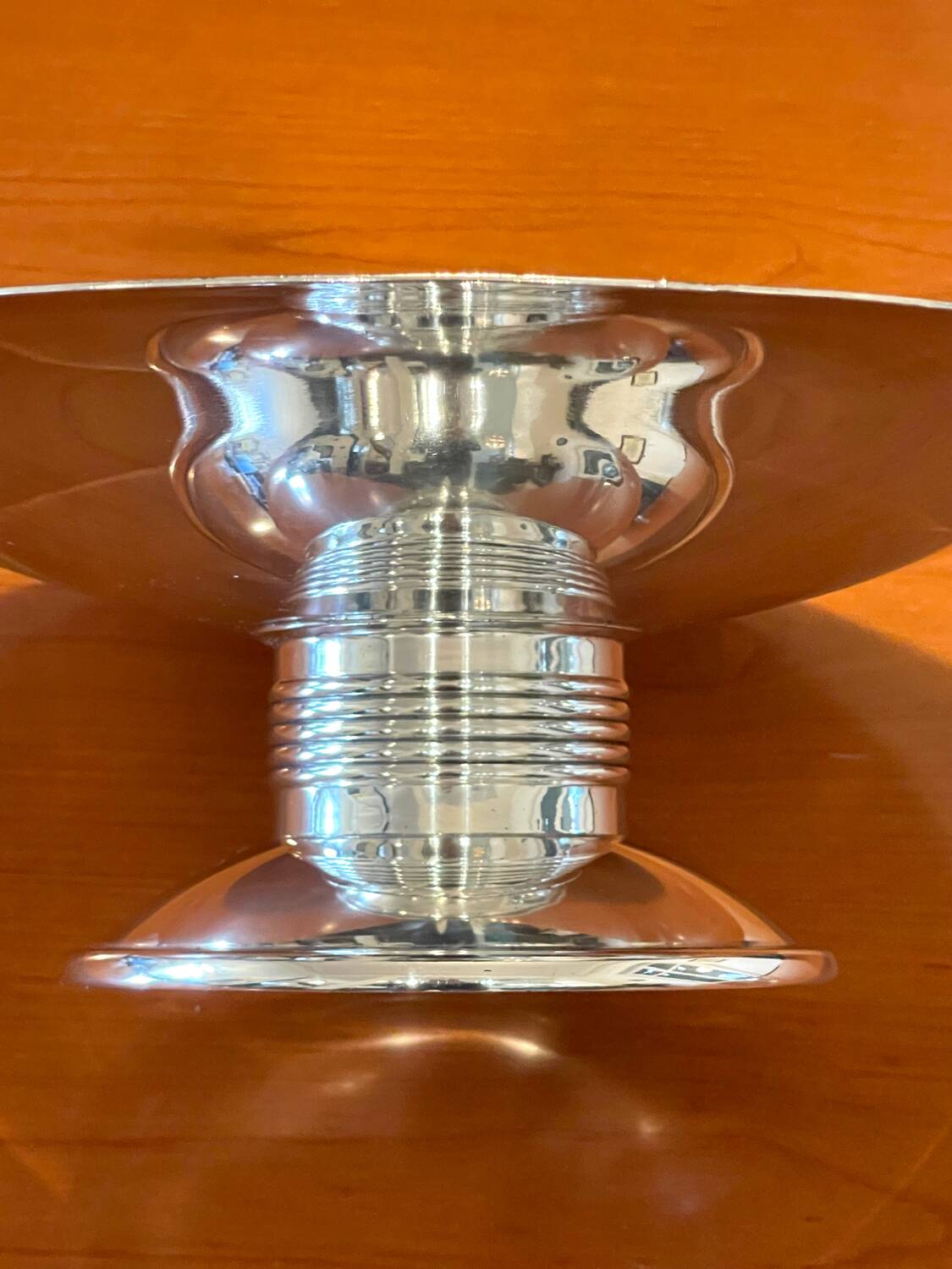 Christofle Alfenide ,coupe  d’époque art déco Luc lanel
