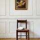 Chaise en bois et assise paillée