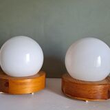 Pair of bedside lamps