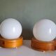 Pair of bedside lamps