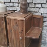 Pair of art deco bedside tables