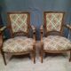 Paire de fauteuils de style Louis XVI