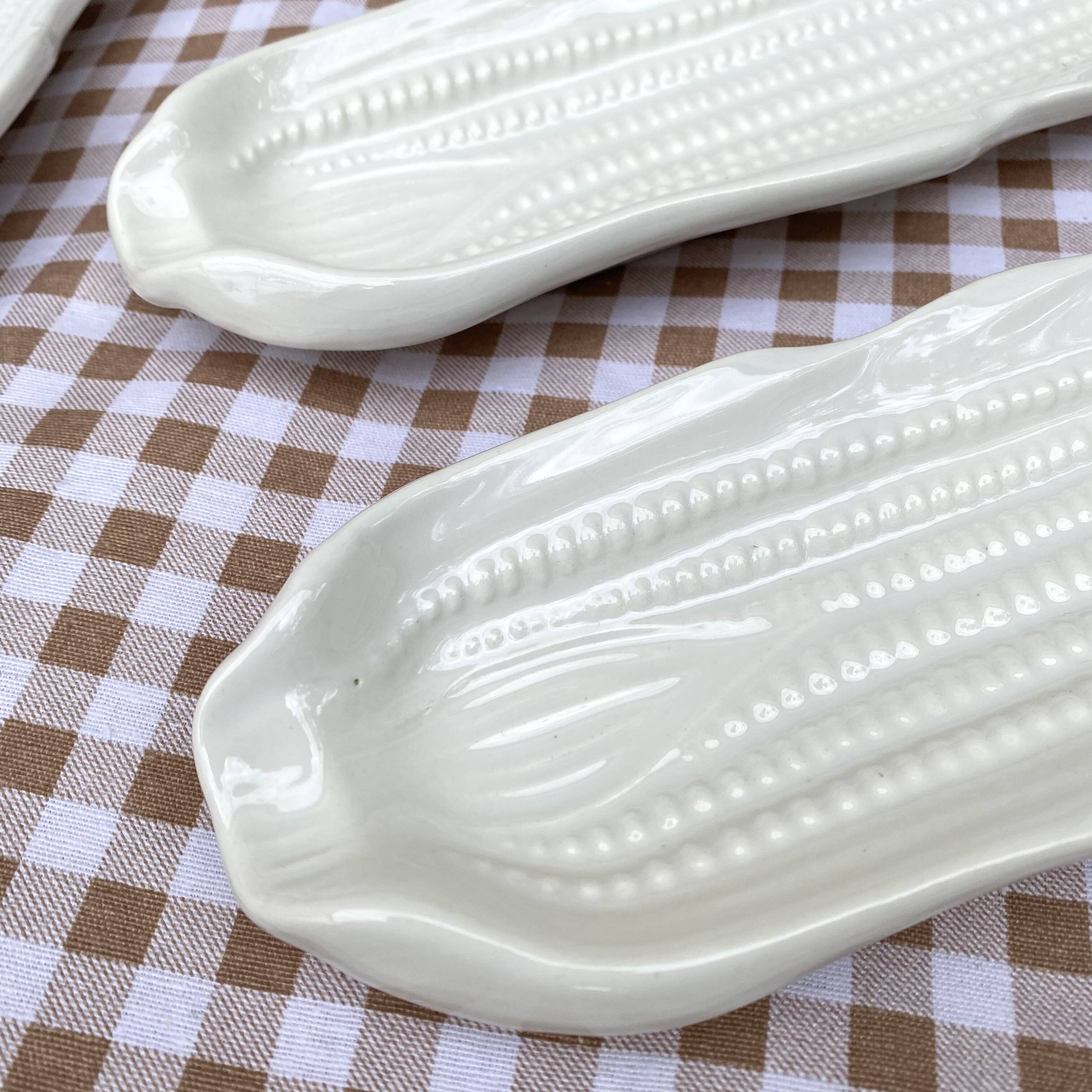 Vintage ceramic corn service from the USA