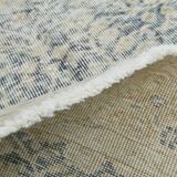 5x8 Navy Blue Beige Vintage Persian Rug, 144x259Cm SK 21485