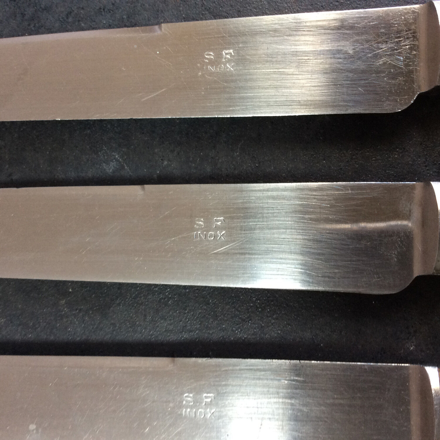Set of 10 SF Art Deco knives