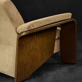 Mid-century norwegian modern two-seater sofa stressless pegasus low back loveseat from ekornes