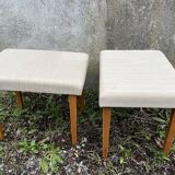 Vintage ottoman footrest