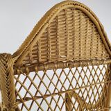 Rattan armchair