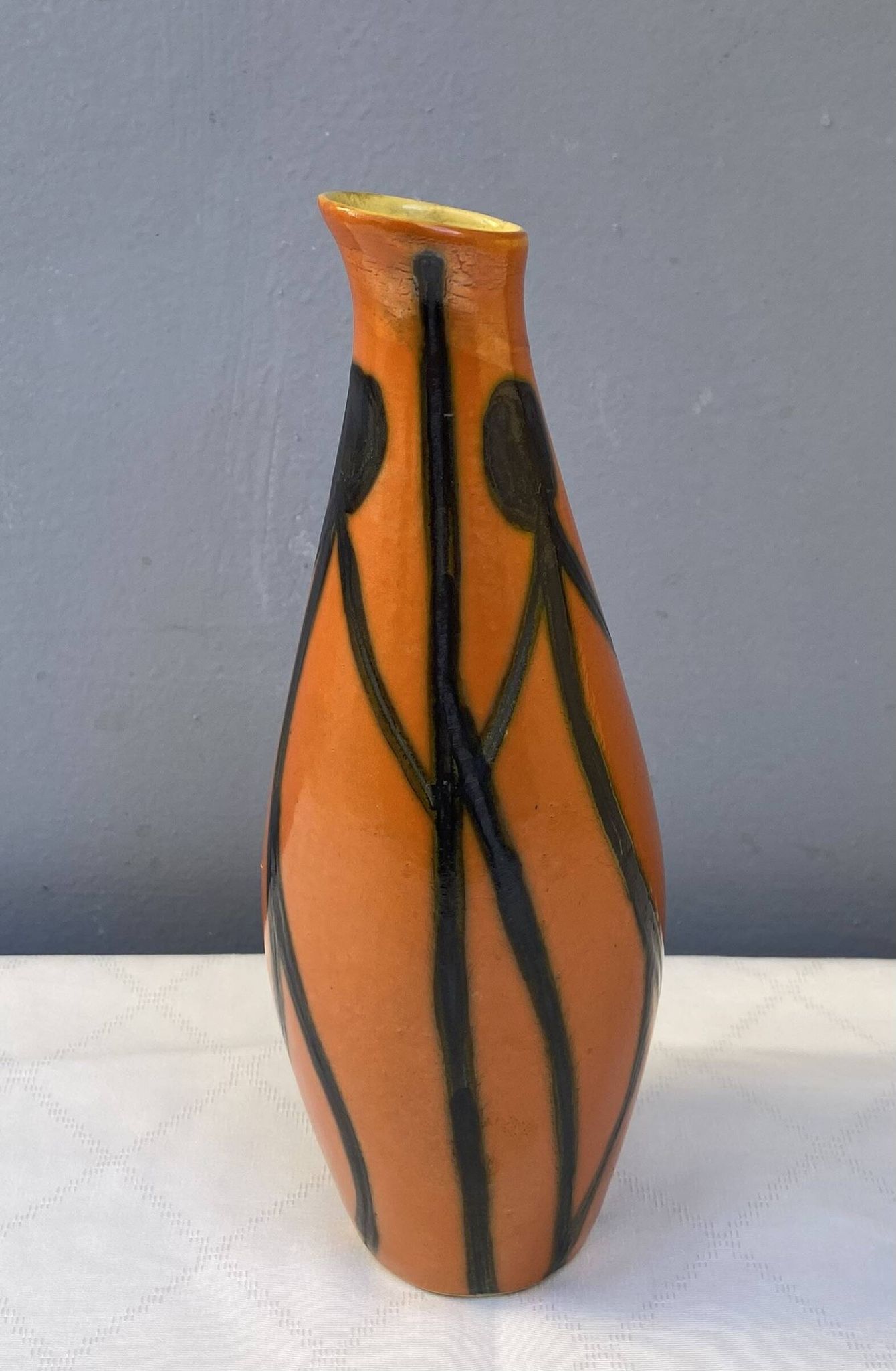 Vase en céramique Tofej Hongrie années 60