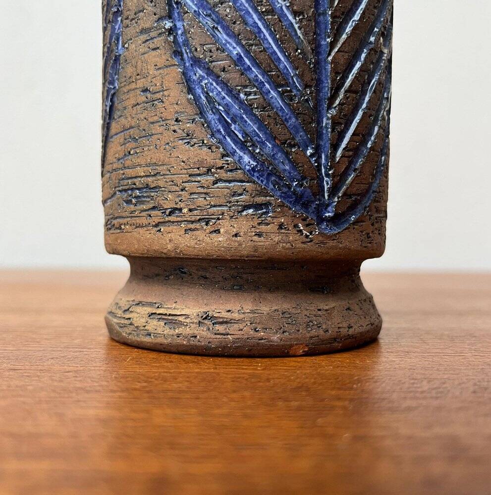 Carafe en poterie d'atelier suédois du milieu du siècle de Laholm, années 1960