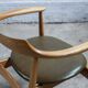 Chaise Arne Wahl Iversen ST-750 en orme, années 1960, Danemark