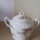 Antique porcelain sugar bowl, late 19th century.
